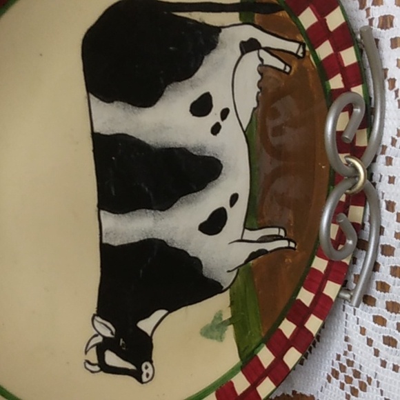 Decor Cow Plate - Picture 2 of 4